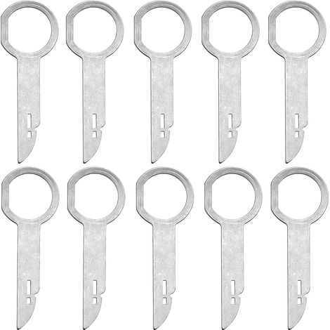 10 soportes de desbloqueo con llave para radio de coche de 6000 CD, cajón frontal Sony de 6 discos, compatible con Ford Focus, Mondeo, Audi y Mercedes. (1/5)