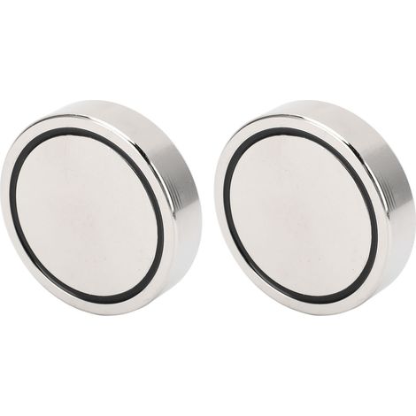 2 Stück Topfmagnete, 270 kg Zugkraft, rostbeständige Neodym-Magnete für Schule und Zuhause (1/5)