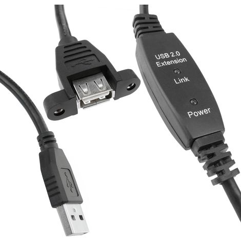BeMatik - Câble d'extension USB 2.0 de 125 cm pour intégrer (1/4)