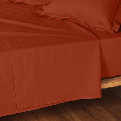 Drap Plat "Lina" 180x290cm Terracotta (1/3)