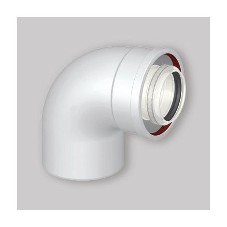 Curva Coassiale A 90° Per Caldaia Baxi Ø60/100 Mm