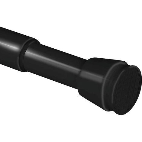 Teleskopstange Duschstange Ohne Bohren 70-120 cm Neptun, Schwarz