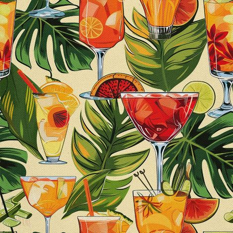 Outdoor-Dekostoffe Oxford - Motiv Cocktail DX8384 (1/5)