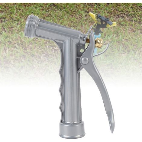 Jet de Canalisation de Jardin Flexible Haute Pression Régulé en Zinc pour Arrosage Lavage Douche Animaux (1/5)