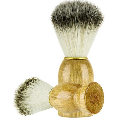 1 Blaireau à raser,poils de blaireau,manche en bois,outil de barbier,rasage homme（Q3 : Nouveaux produits pour le mois d'août） (1/5)
