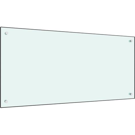 Paraschizzi per Cucina Color Latte 120x60 cm in Vetro Temperato vidaXL (1/5)