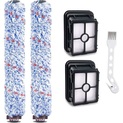Accesorios para aspiradora Bissell Crosswave 3 en 1 Cepillo giratorio de repuesto Filtro de repuesto para aspiradora Compatible con las series Bissell 17132 y 2225N (1/4)