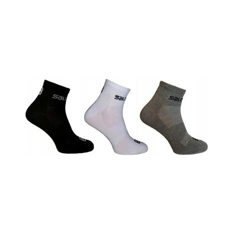 Y4583 Calcetines deportivos Salomon Quarter, paquete de 3 pares, tallas 36-38 (1/3)
