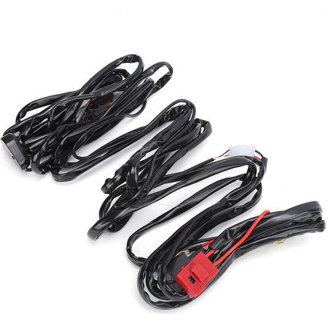 Faisceau de câblage LED 3m 12V 40A en 1 vers 2 avec connecteur DT étanche IP67 universel pour projecteurs (1/5)