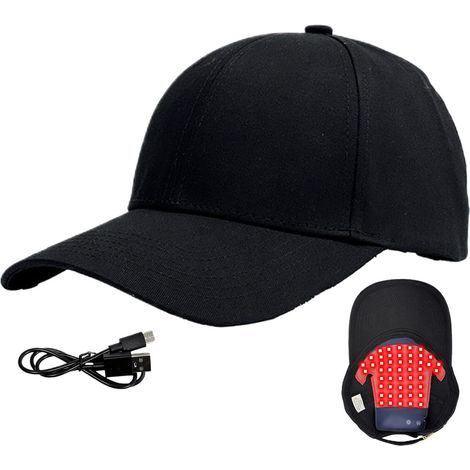 Bonnet De Repousse Capillaire À Lumière Rouge Stimulateur LED De Soin Croissance Des Cheveux LED Pour Cuir Chevelu, , Unisexe, Nomade (1/5)