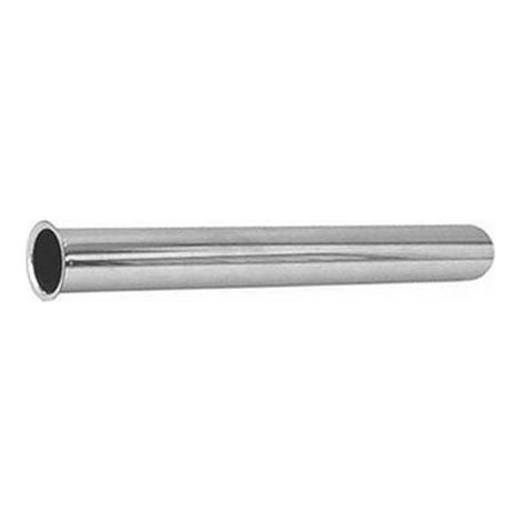 CANOTTO IN OTTONE CON CARTELLA CROMATO Misura: 1"1/4 D. 32 x 300 mm