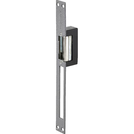 Gache électrique en applique électro inversé 12V serrure verticale 89 mm réversible Beugnot NIE (1/5)