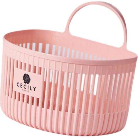 Panier à fruits suspendu minimaliste, mural, de rangement pour maquillage, rose, taille L, l'unité (1/5)