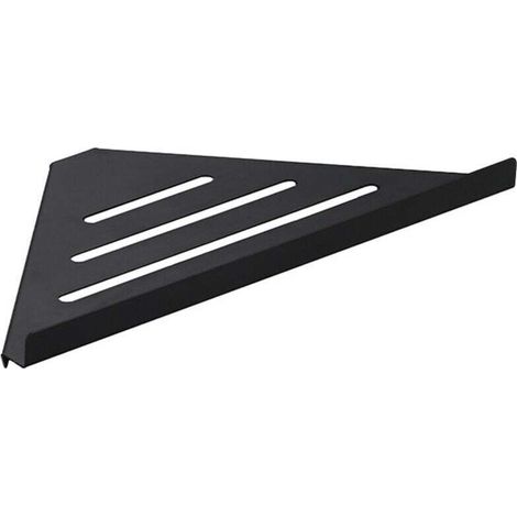 Étagère de douche triangulaire, porte-savon mural pour salle de bain, cuisine, noir, 1 pièce (1/4)