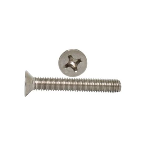 Vis à tête fraisée en acier inoxydable M4x50 DIN 965 (lot de 10) (1/5)