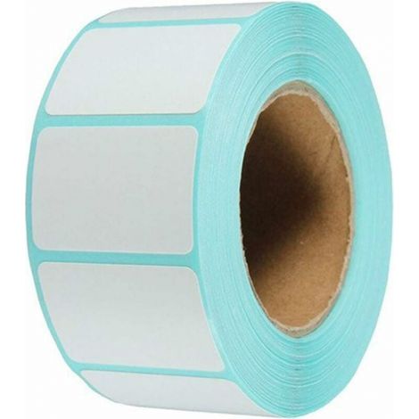 – Confezione da 4000 etichette autoadesive bianche, 15 mm x 30 mm – Resistenti all'acqua – Per stampanti termiche – Etichette per congelatore (1/3)