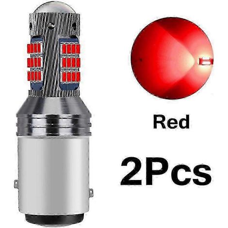 Lot de 2 ampoules LED 1157 P21/5W BAY15D ultra-lumineuses pour feux arrière, feux de freinage, clignotants, feux de brouillard et feux de jour. (1/5)