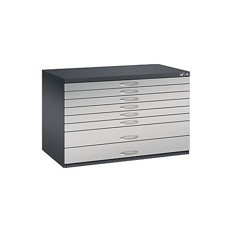 C+P  Archivio per disegni  UNI A1  8 cassetti  altezza 760 mm