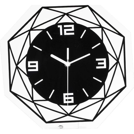 Pendule Murale Silencieuse 30CM, Horloge Murale Design Moderne Pendule Décoration Design Horloge Originale pour Salon Bureau Décor À La Maison (1/5)