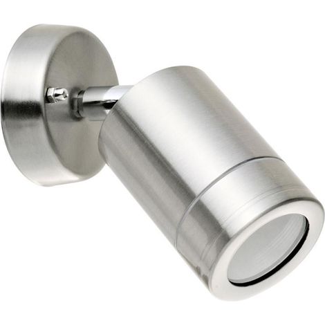 Olimp Außen-Garten-Wandleuchte 1xGU10 Edelstahl IP44 208842 Goldlux (1/3)