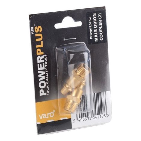 Raccords Orion Laiton Mâle Filetage Mâle ¼ Pouce, 2 Unités