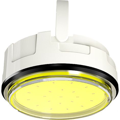 Juego de 3 luces LED para camping  Luces magnéticas impermeables para tienda de campaña, recargables por USB, ideales para senderismo, pesca y camping (blancas)