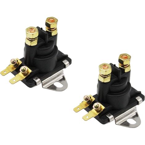 Lot de 2 solénoïdes de relais de trim/relevage pour démarreur marin MerCruiser, remplace 89-96158T (1/5)