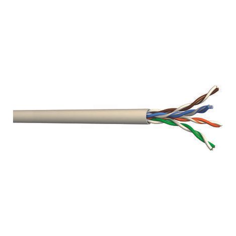 Câble Ethernet catégorie 5e U/UTP CAE Multimedia Connect, Gris, 305m LSZH Sans terminaison LSZH ( Prix pour Bobine de 305 Mètres )