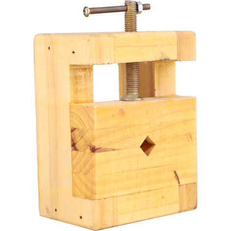 Mini pince plate en bois, étau de table, pince de serrage pour tampons et sculptures sur bois (grande taille)