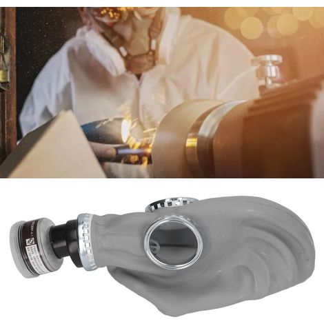 Gasmaske Typ 59 mit Aktivkohle-Antigas-Sprühfarbe (1/5)