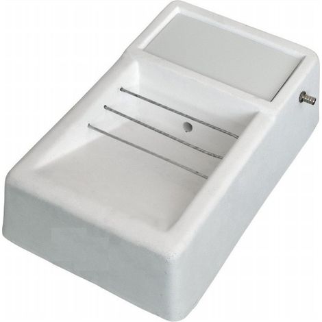 Bebedero Automático de Hormigón con Flotador - 10 L, 25x42x12 cm