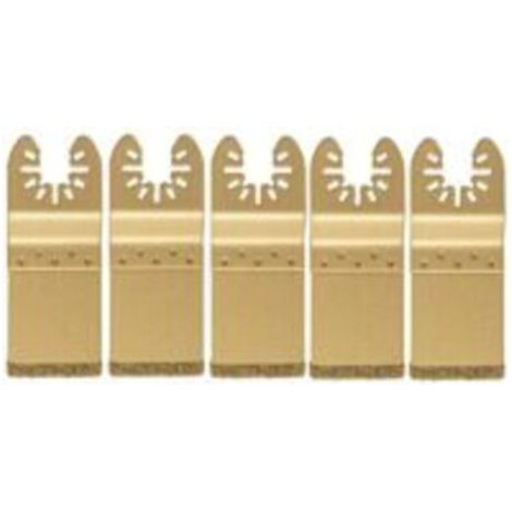 Lot de 5 Lame de Scie DiamantéE Oscillante Universelle Ensemble pour la LibéRation Ajustement Multi-Outils Coupe Dics