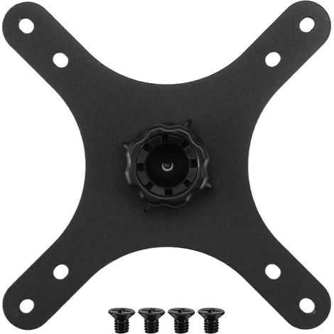 Support de fixation pour moniteur compatible VESA, rotule de 17,3 mm, bras de fixation mural universel 100 x 100 mm et 75 x 75 mm. (1/5)