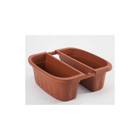 FIORIERA KLUNIA 40X20X19CM 14L TERRACOTTA