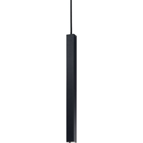 Ideal Lux Ultrathin - Luminaire suspendu à 1 lumière LED ultra mince noir