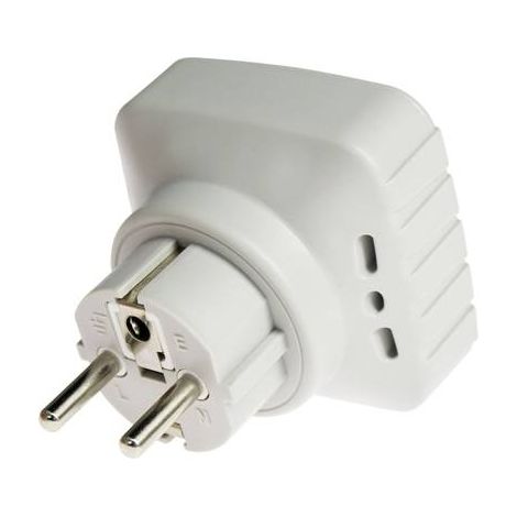 AS Schwabe Probador de enchufe blanco 230 V ligero y fiable