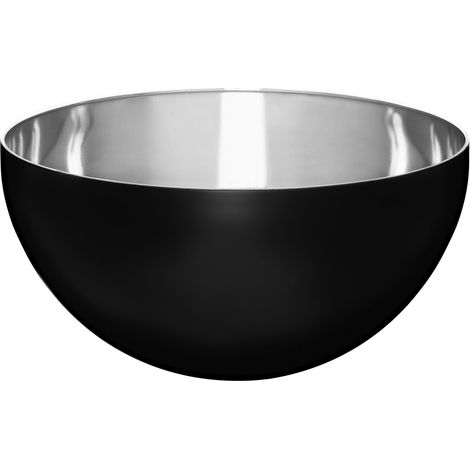 Stainless Steel Bowl, 1.5 L, 19 cm, Black, Dishwasher Safe (1/4)
