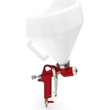 Pistolet à crépir avec godet 6 litres 3 buses pistolet à peinture pneumatique crépi