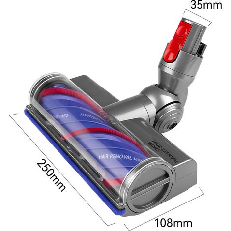Direkt angetriebene, verwicklungsfreie Rotationsbürste, kompatibel mit Dyson Staubsaugern V7/V8/V10/V11/V15 (1/4)
