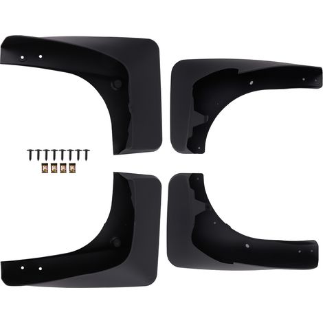 Black Mudguards Fender Mud Flaps for BMW X5 E70 2007-13 Anti-Splash Front &Rear (1/5)
