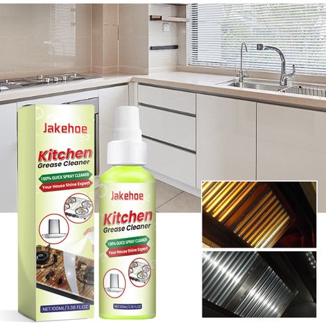 Multifunktionaler Küchenfettreiniger zur gründlichen Reinigung von hartnäckigen Fett- und Schmutzflecken auf Küchenarbeitsplatten und -utensilien – 100 ml -- BIEMMEDUE (1/5)