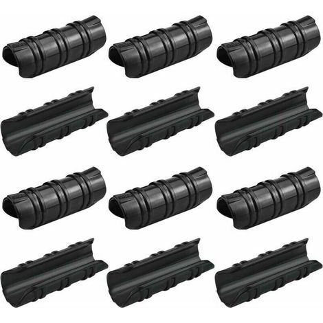 100 Pcs Serre Clips 25mm Clips Serre de Jardin Résistance aux Températures Elevées Fixation Bache Serre Durable Facile a Utiliser pour Fixation Serre Bannière Tuyau Jardin Films Noir (1/5)