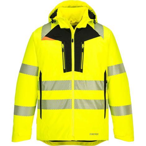 Parka Hv Dx4 - Taglia XS - Giallo/nero - Portwest