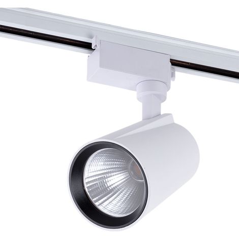 Faretto LED da Binario 30W 2700Lm CRI85 4200ºK Lumiastra Monofase 40.000H [LUM-ATH070030W-WW]