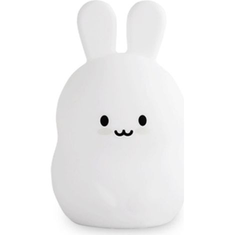 Veilleuse silicone lapin rechargeable USB, lampe nuit enfant, cadeau mignon, lumière douce (1/5)