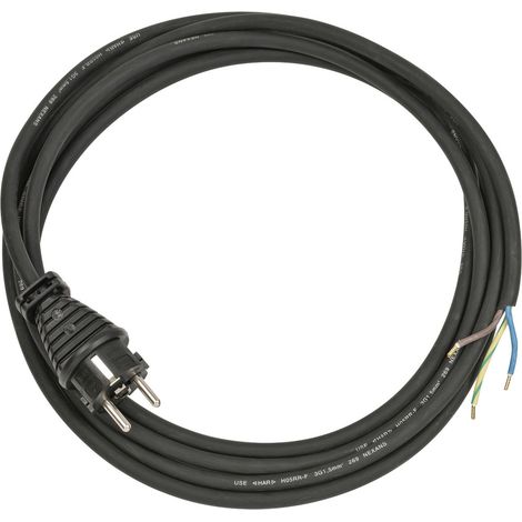 Brennenstuhl 1160330 Strom Anschlusskabel Schwarz 3.00 m