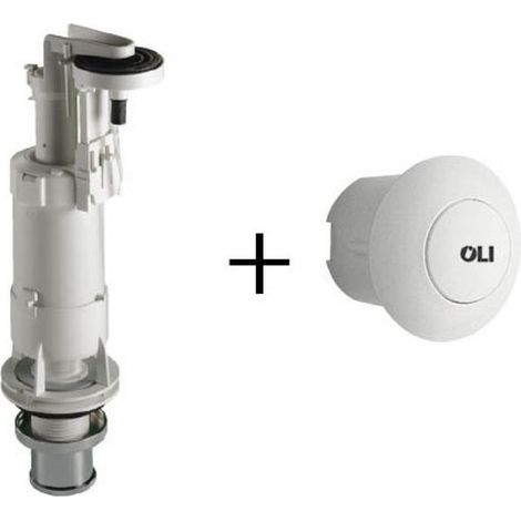 Batteria pneumatica con pulsante modello oli deluxe per cassetta alta in ceramica OLI