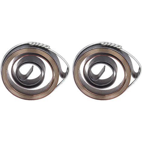 2Pcs Ressort de rappel pour perceuse à colonne, 8mm largeur, 35mm diamètre extérieur, bobine de retour pour mandrin, pièce détachée pour perceuse d'établi et tour. (1/5)