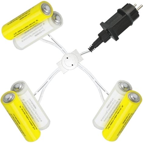 Batterie-Eliminator, 3V, für Innenprodukte mit 2xAA EDM 72440