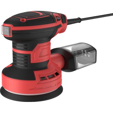 Ponceuse excentrique électrique, 6 réglages de vitesse, système de collecte de poussière, 300W (1/2)